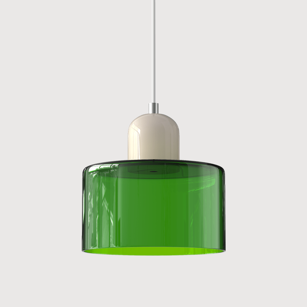 Glass Pendant Light Fixture with Adjustable Cord for Kitchen Island, Dining Room, and Living Room | Thomler