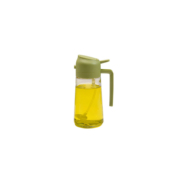 Glass Oil Mister and Pouring Bottle for Cooking – Dual-Function Sprayer with Wide Mouth, 16 oz Capacity – Leak-Proof Kitchen Dispenser for | Thomler