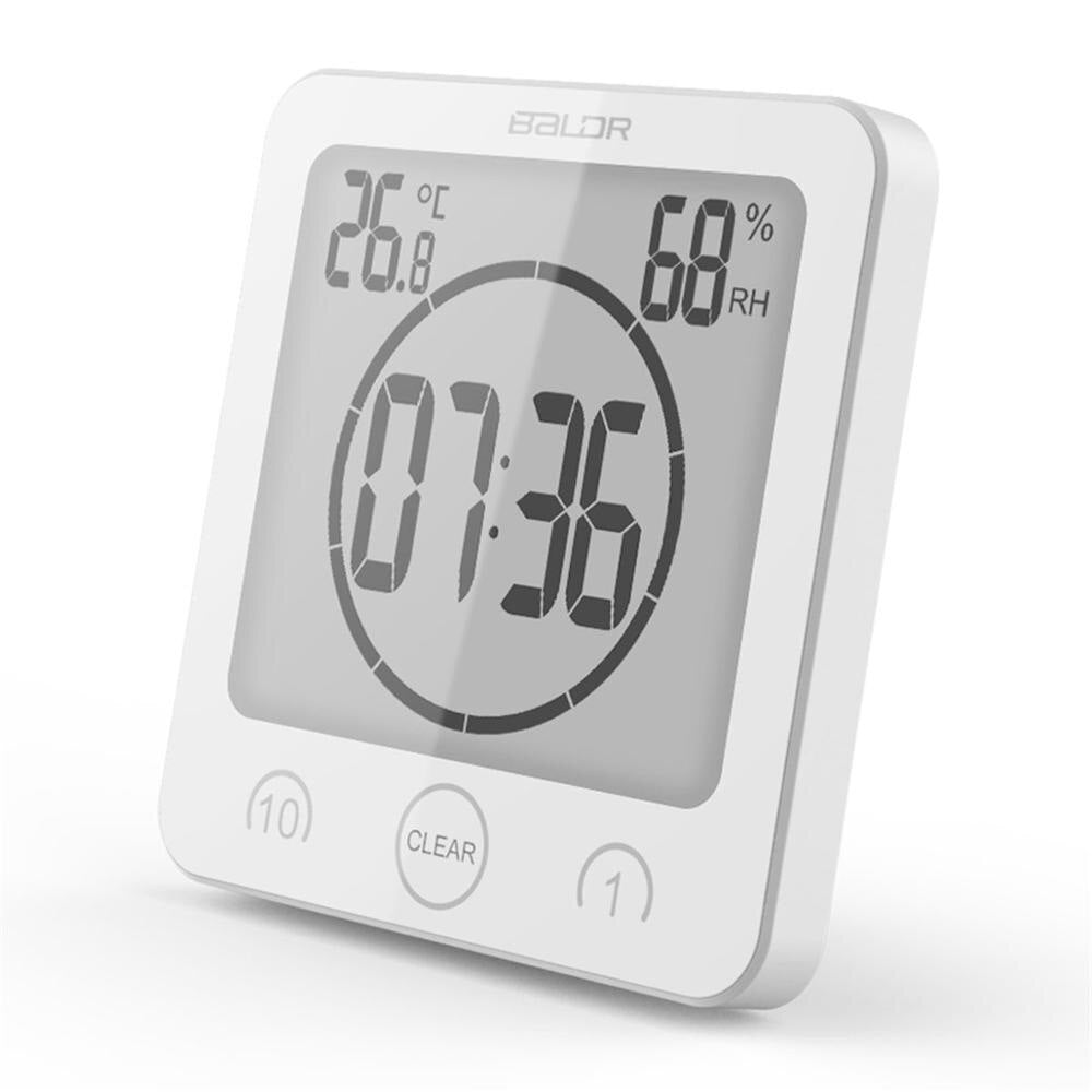 Waterproof Bathroom Shower Clock with Large Display for Time Management | Thomler