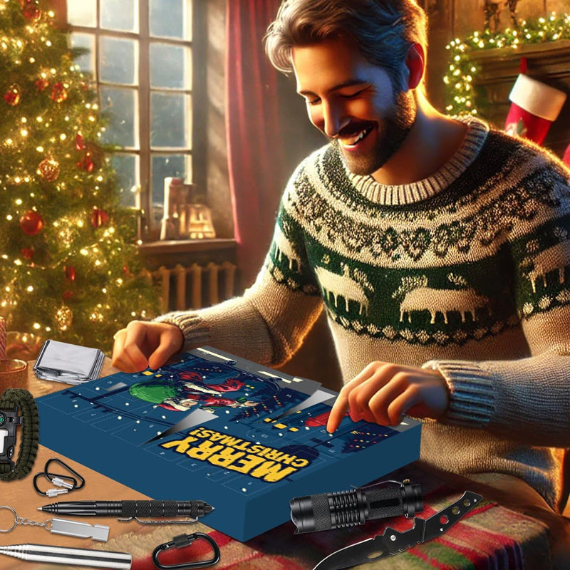 WildWeg - Adventskalender Survival Kits für Männer - 24 Tage | 50% RABATT