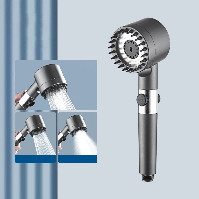 3-Mode High-Pressure Handheld Shower Head with On/Off Pause Switch & Built-In Water Filter | Thomler