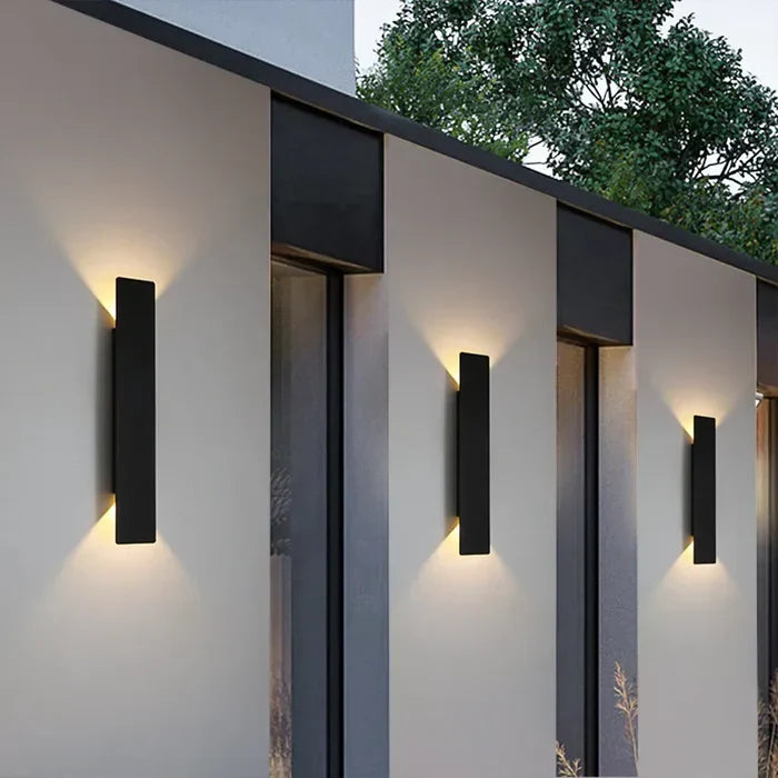 Weatherproof Aluminum Outdoor Wall Light – Modern LED Sconce for Patio, Garage & Entryway – IP65 Waterproof, 85-265V | Thomler