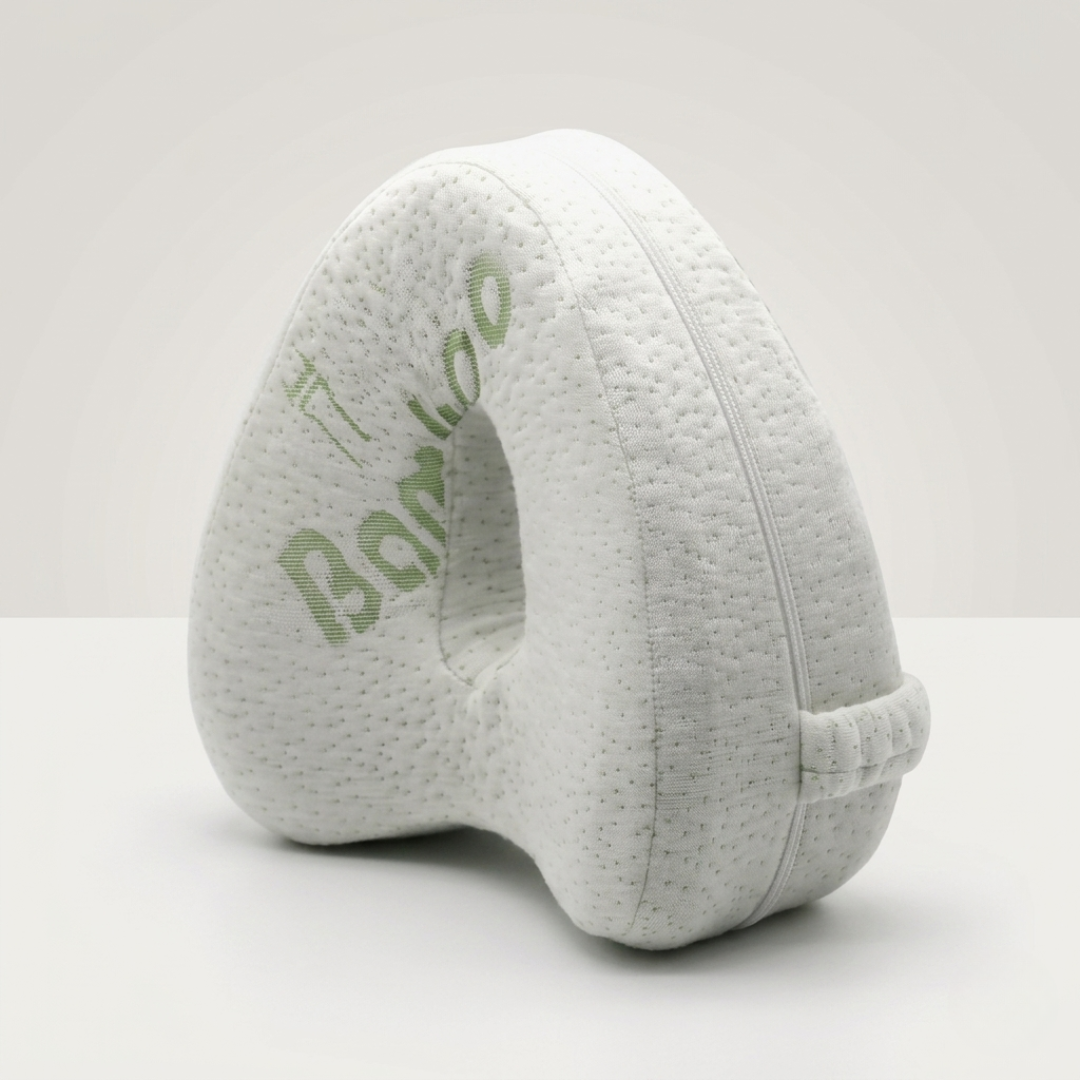 Ergonomic Knee Cushion for Side Sleepers – Contoured Hip Alignment Support Pillow with Adjustable Strap – Breathable Memory Foam for Lower | Thomler