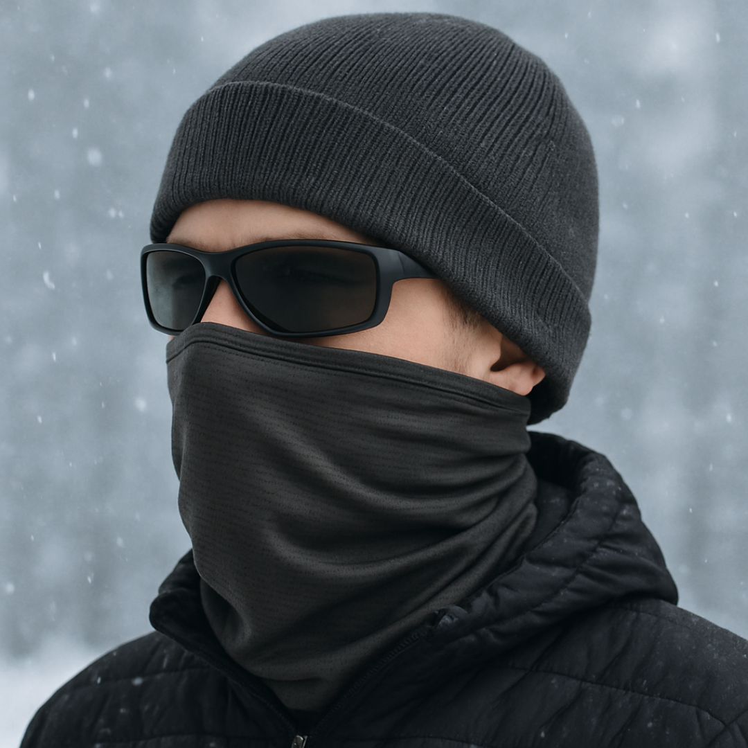 Insulated Face Shield Neck Gaiter – Dual Coverage for Cold Weather Protection – 2-Pack | Thomler