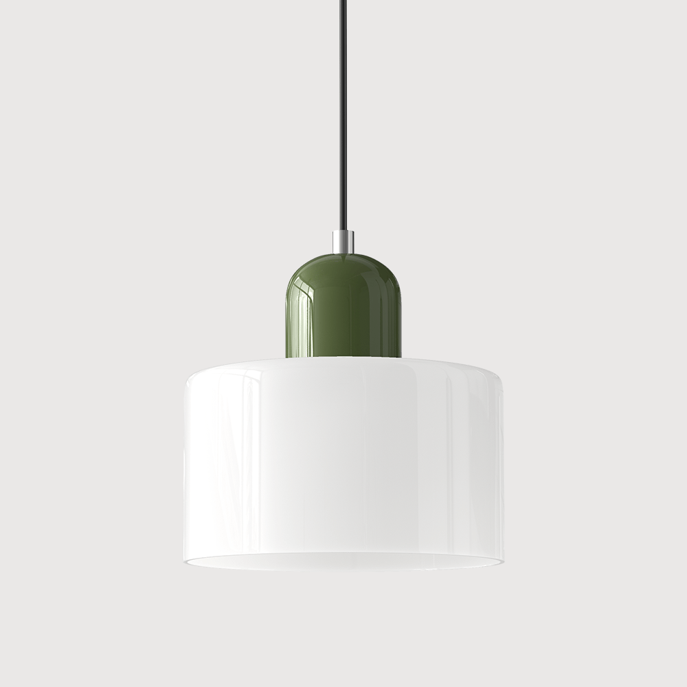 Handwoven Glass Pendant Light Bauhaus Style Indoor Hanging Lamp Adjustable Cable for Dining Room Kitchen Home Office | Thomler