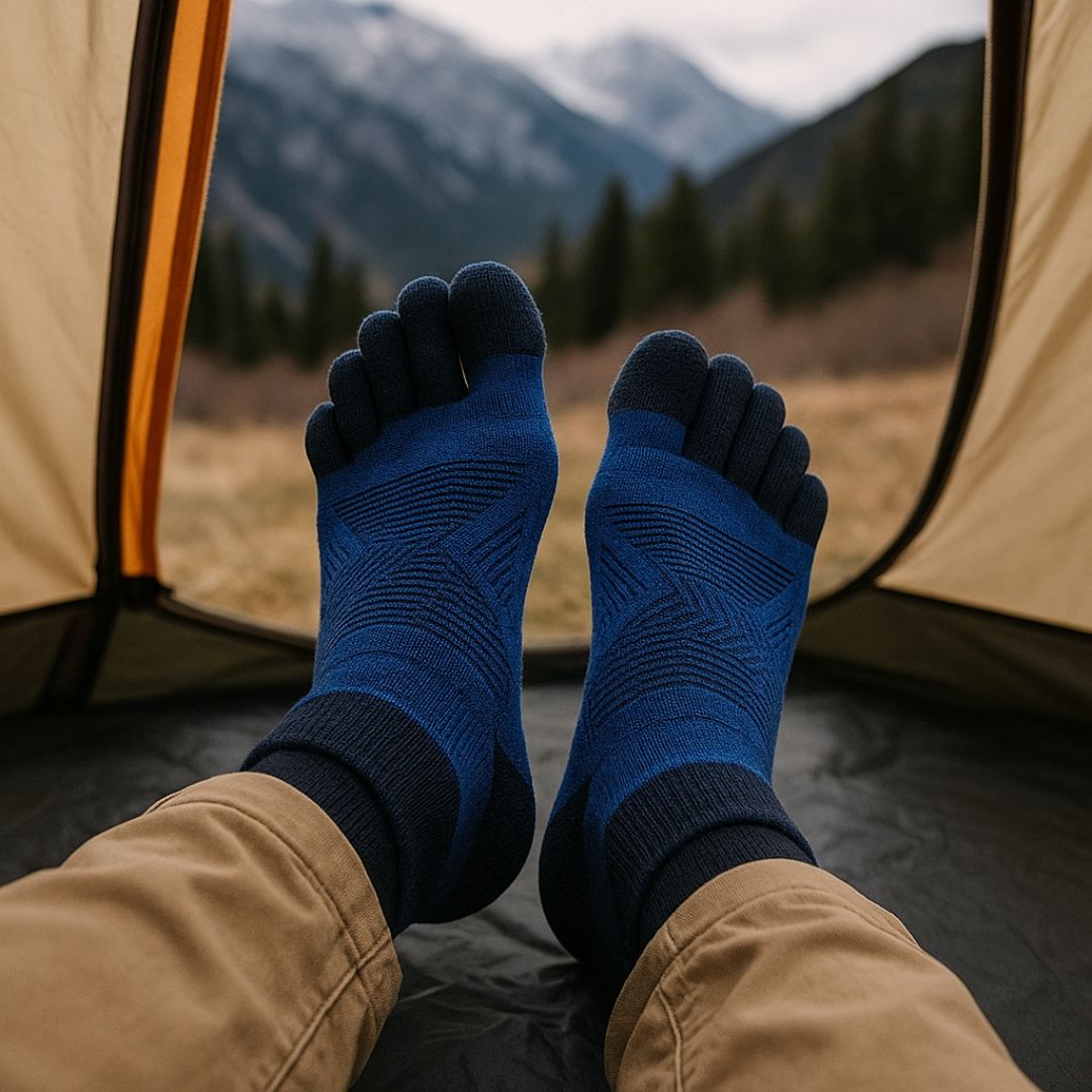 Men's Merino Wool Toe Socks – Insulated 5-Toe Design for Winter Sports & Hiking | Thomler