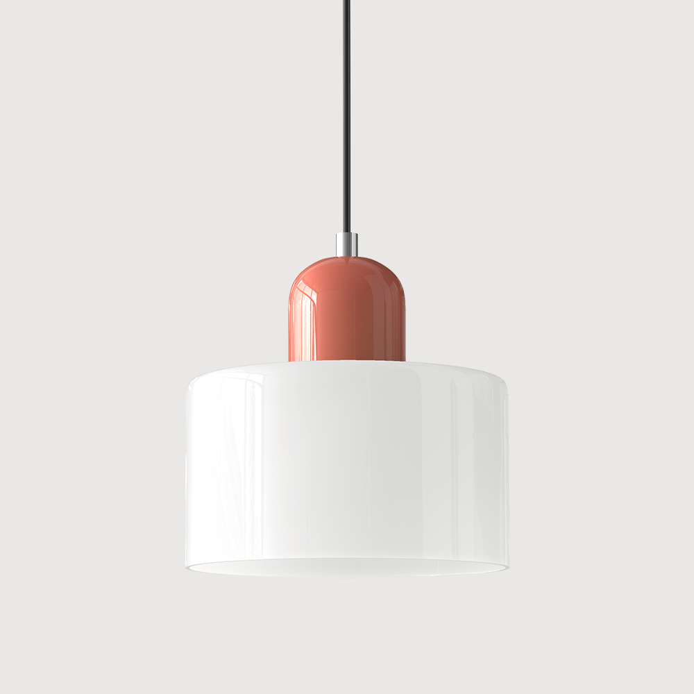 Handwoven Glass Pendant Light Bauhaus Style Indoor Hanging Lamp Adjustable Cable for Dining Room Kitchen Home Office | Thomler