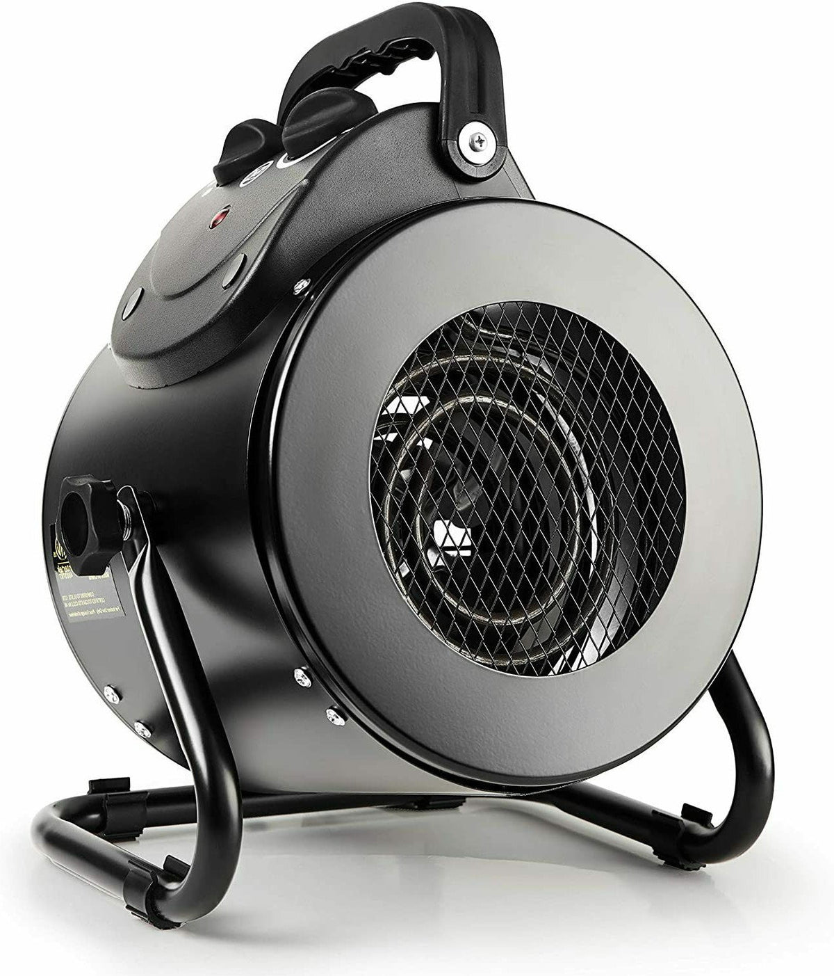 Compact Steel Space Heater 1500W IPX4 Rated for Workshop Greenhouse Garage Indoor Use | Thomler
