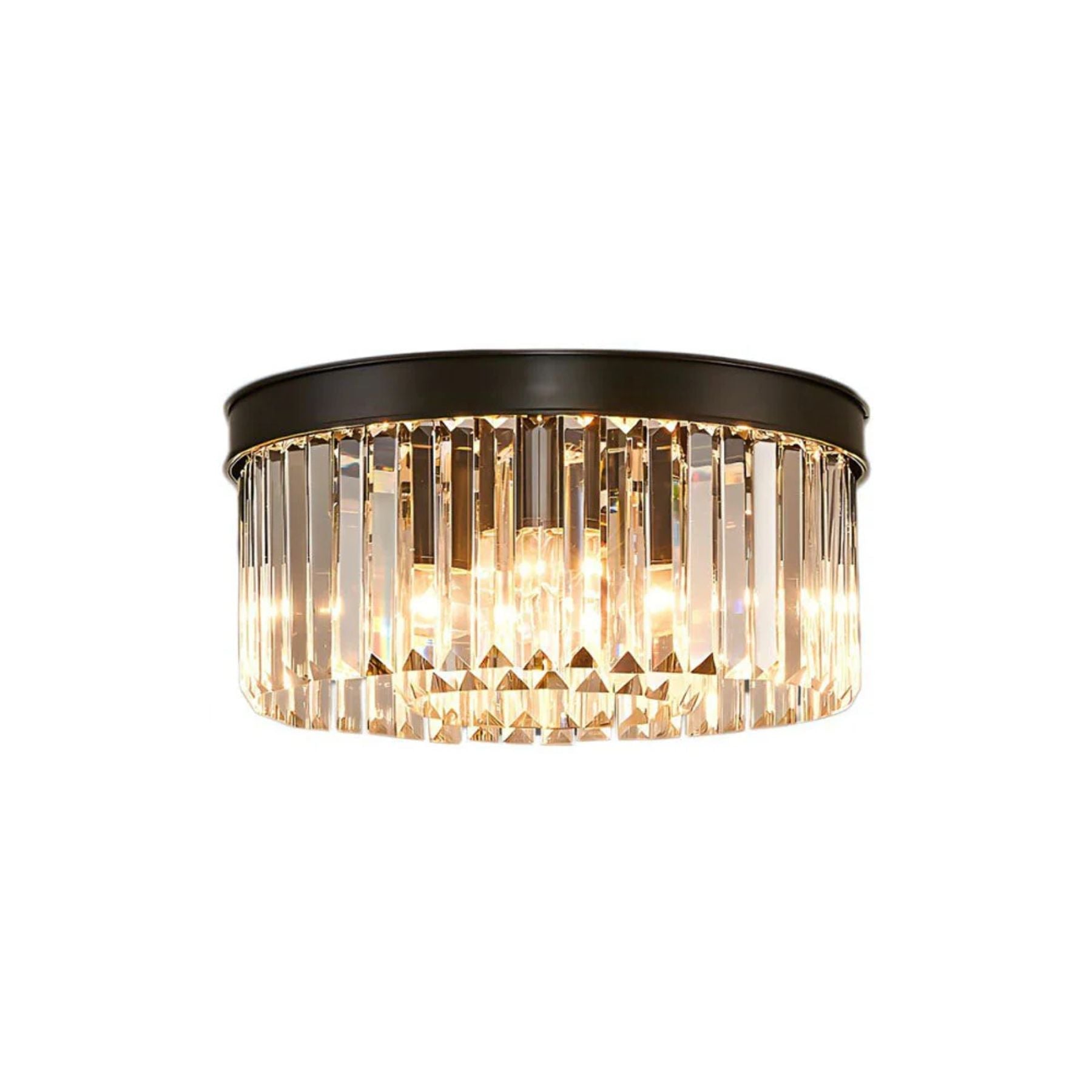 Ceiling Lamp Iron Crystal 40.0 cm Gold Living Room Hallway Bedroom Lighting Fixture | Thomler