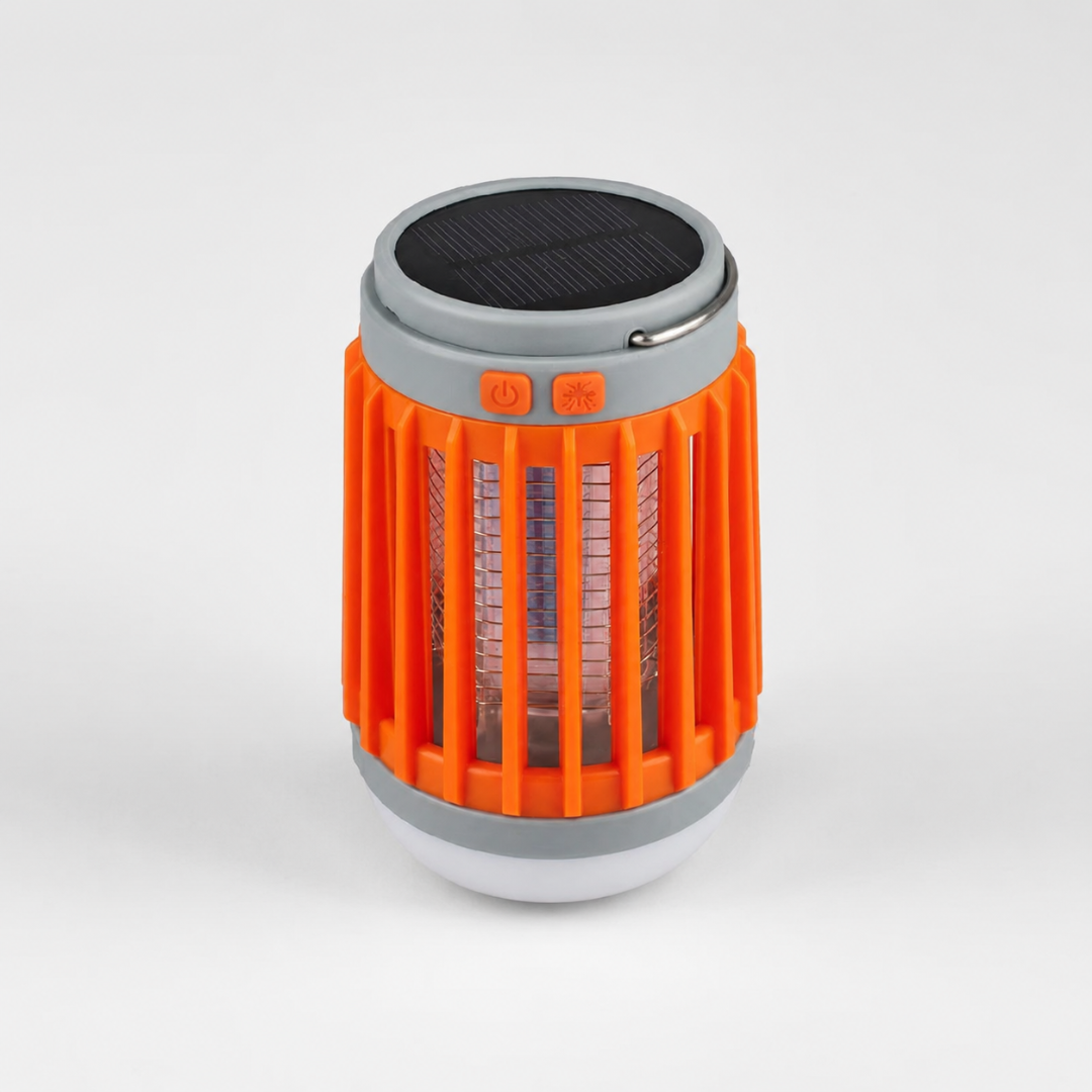 Solar Bug Zapper with UV Light & LED Camping Lantern for Outdoor Mosquito Control & Patio Lighting | Thomler