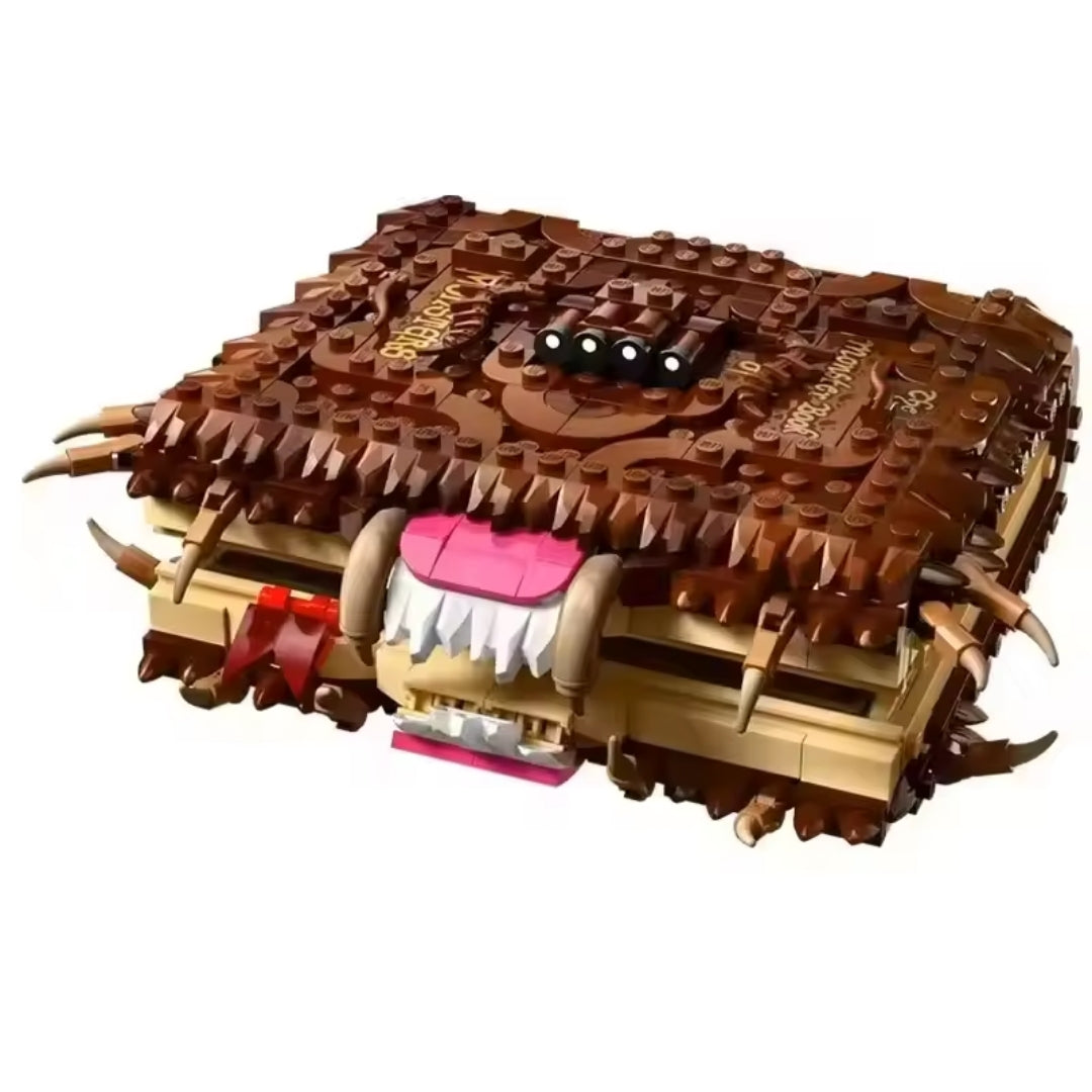Fantasy Biting Book Building Set – 519-Piece Magical Monster Construction Kit for Display & Collection | Thomler