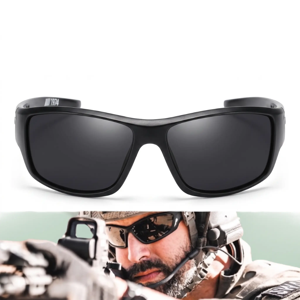 Tactical Photochromic Sunglasses for Men – UV400 Protection, Glare-Reducing Polarized Lenses for Fishing, Driving, Hiking & Outdoor Sports | Thomler