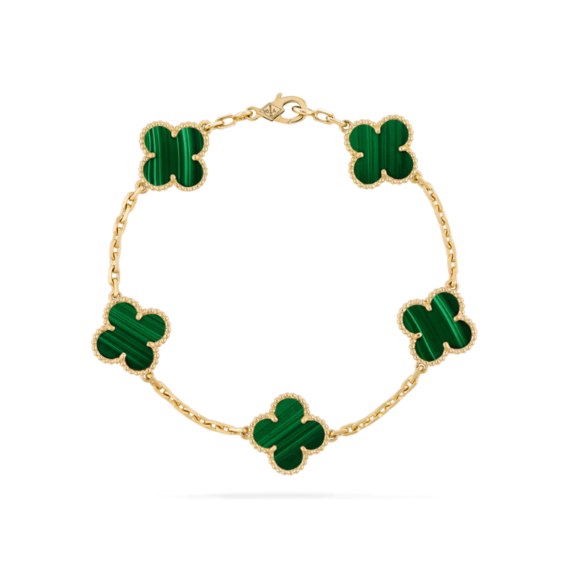Chain Bracelet with Beaded Accents – Adjustable 7.9" Gold-Tone Link Band for Women – Everyday Wear & Layering Jewelry | Thomler