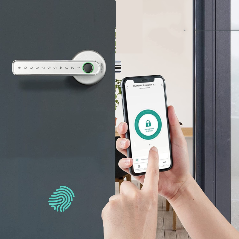 Smart Türknopf mit Fingerabdruck – Sicherheit und Komfort in Einem