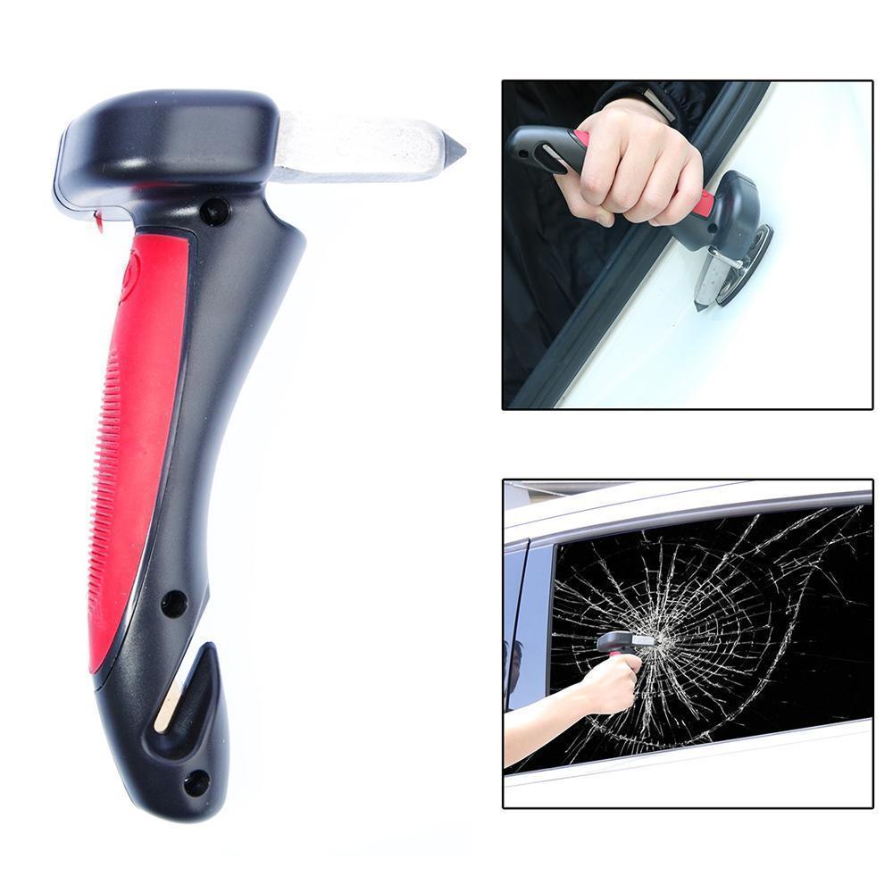 Vehicle Safety Tool with Window Breaker Seatbelt Cutter LED Light Grip Handle for Emergency Escape Car Rescue Kit Seniors Elderly | Thomler