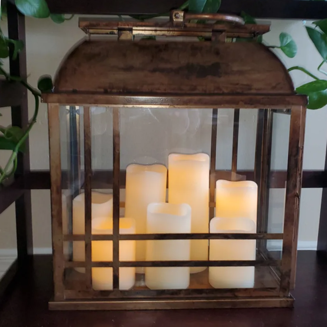 Flameless Candle Polypropylene 4 in Relaxation Home Decor LED Flickering Ambiance | Thomler