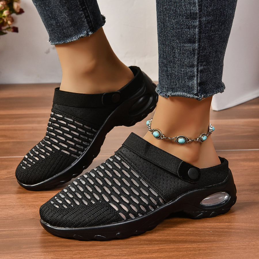 Women's Supportive Slip-On Sneakers with Air Cushion Sole for All-Day Relief & Posture Alignment | Lightweight Footwear for Work, Walking | Thomler