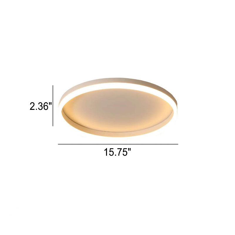 Flush Mount Ceiling Light Iron 19.7 in 30W Adjustable Hallway Living Room Bedroom LED Modern Lighting | Thomler