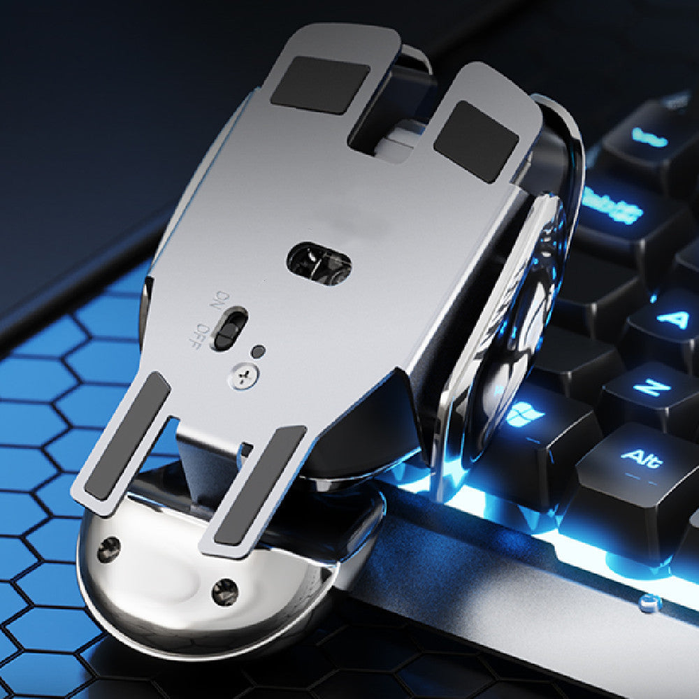 Cordless Quiet-Click Computer Mouse with Programmable Buttons for Work & Gaming | Desktop Laptop PC Accessory | Thomler