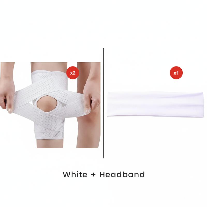 Adjustable Knee Support Brace with Stabilizing Straps – Breathable Compression Sleeve for Active Relief | Thomler