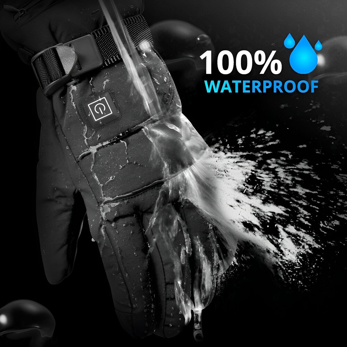 Battery-Powered Heated Gloves for Winter – Quick-Heat Technology with 3 Temperature Settings | Thomler