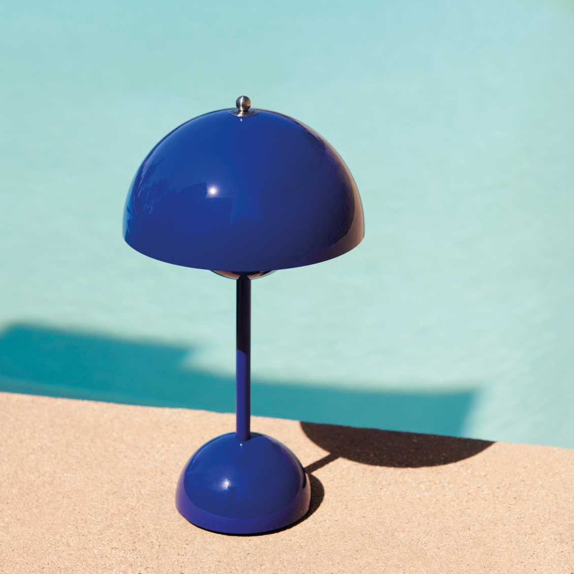 Table Lamp ABS PC USB Rechargeable 2000mAh Green Bedside Desk Wireless LED Mushroom Light | Thomler