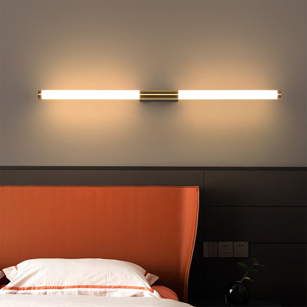 Contemporary Horizontal Mirror-Front Vanity Fixture with Metal Body for Bath & Bedroom | Thomler