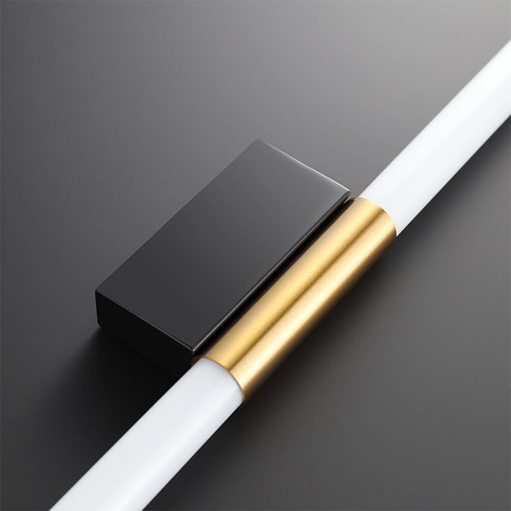 Contemporary Horizontal Mirror-Front Vanity Fixture with Metal Body for Bath & Bedroom | Thomler