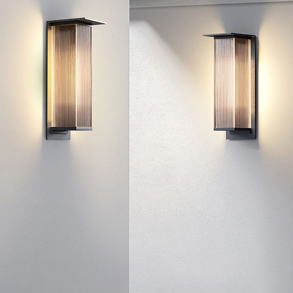 Weatherproof Linear Sconce for Exterior Walls – Hardwired LED Fixture in Matte Finish for Patios & Entryways | Thomler