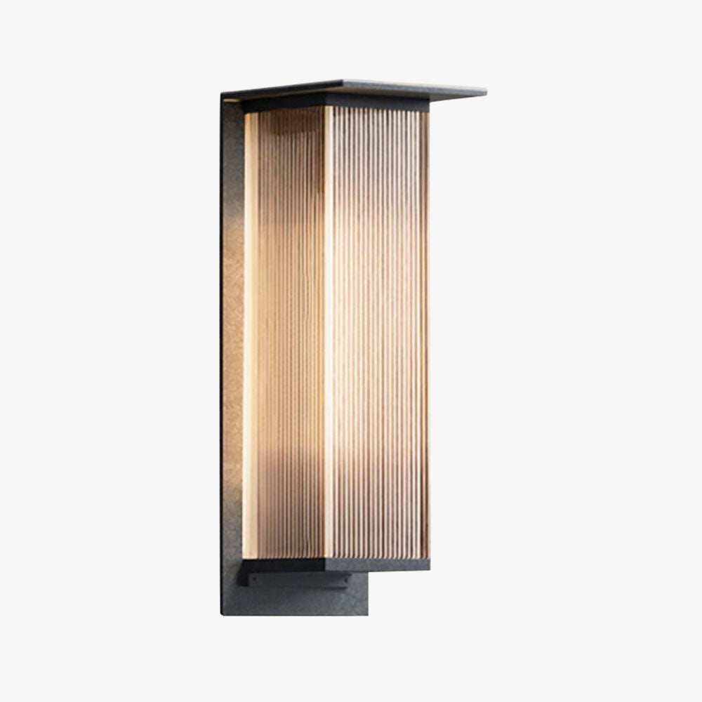 Weatherproof Linear Sconce for Exterior Walls – Hardwired LED Fixture in Matte Finish for Patios & Entryways | Thomler