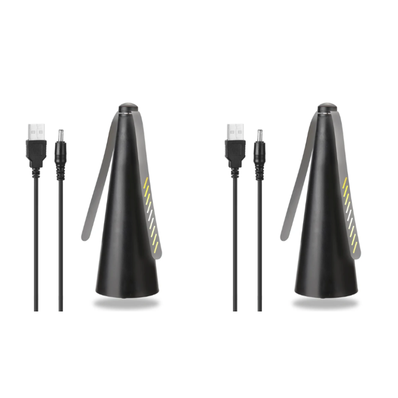 Battery-Powered Tabletop Fly Deterrent Fan with Light-Refraction Technology for Outdoor Dining, Picnics & Patios | Thomler