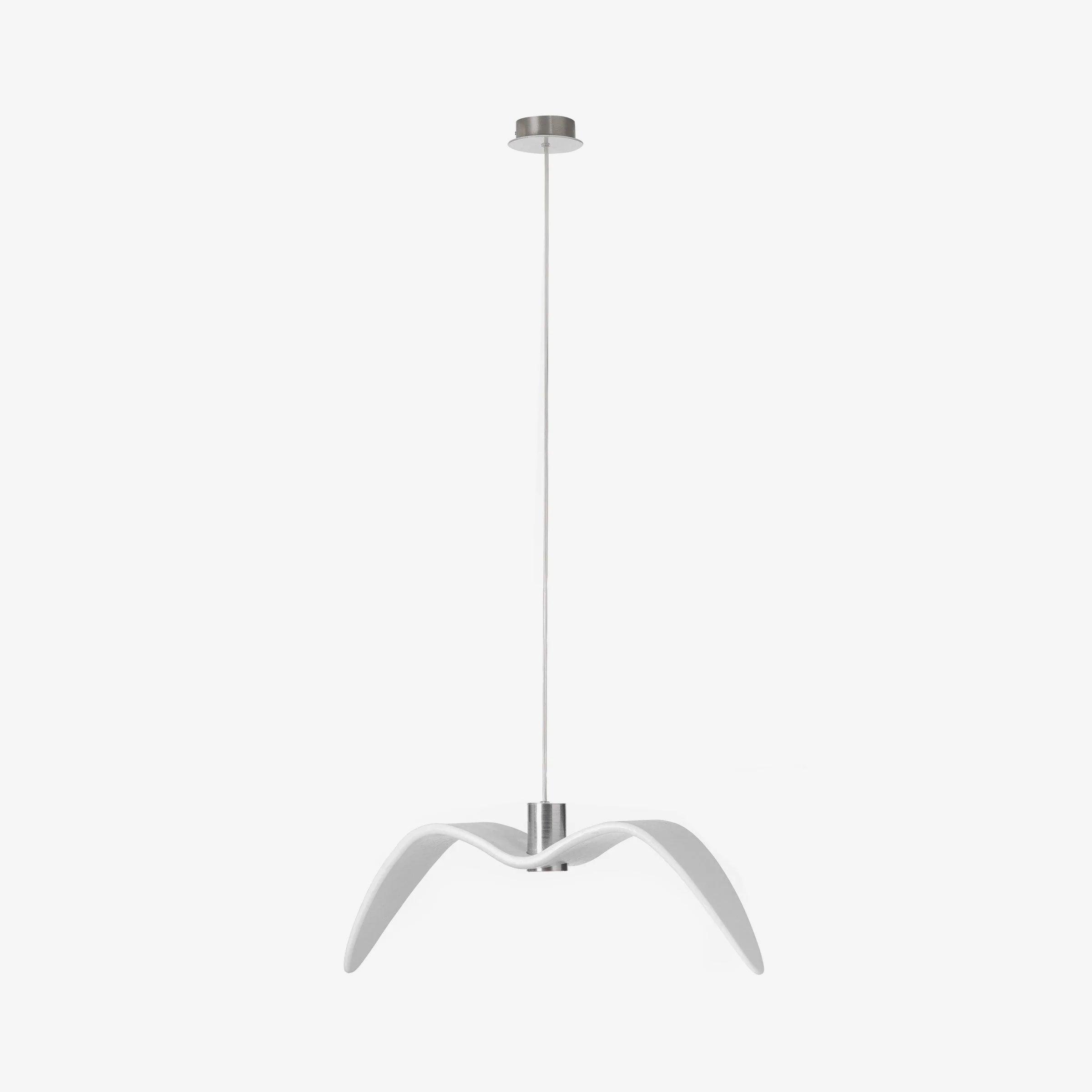 Pendant Light Resin LED 40.0 cm Black Dining Room Bird Ceiling Hanging Lamp Adjustable Cable Modern Scandinavian | Thomler