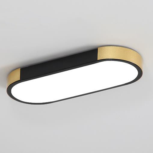 Flush Mount LED Ceiling Light Iron Acrylic 25.6 in Modern Living Room Bedroom Hallway Lighting 3 Color Temperature Adjustable | Thomler