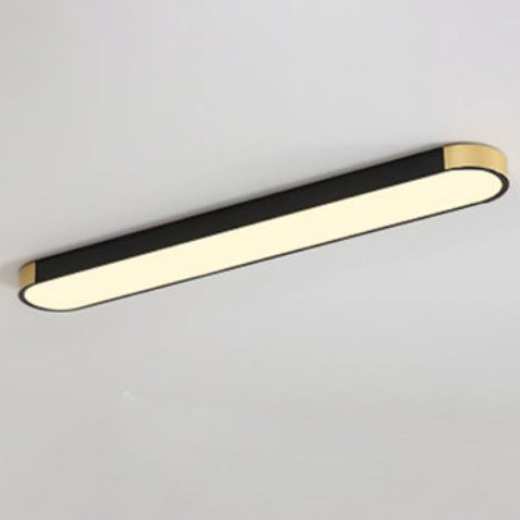 Flush Mount LED Ceiling Light Iron Acrylic 25.6 in Modern Living Room Bedroom Hallway Lighting 3 Color Temperature Adjustable | Thomler
