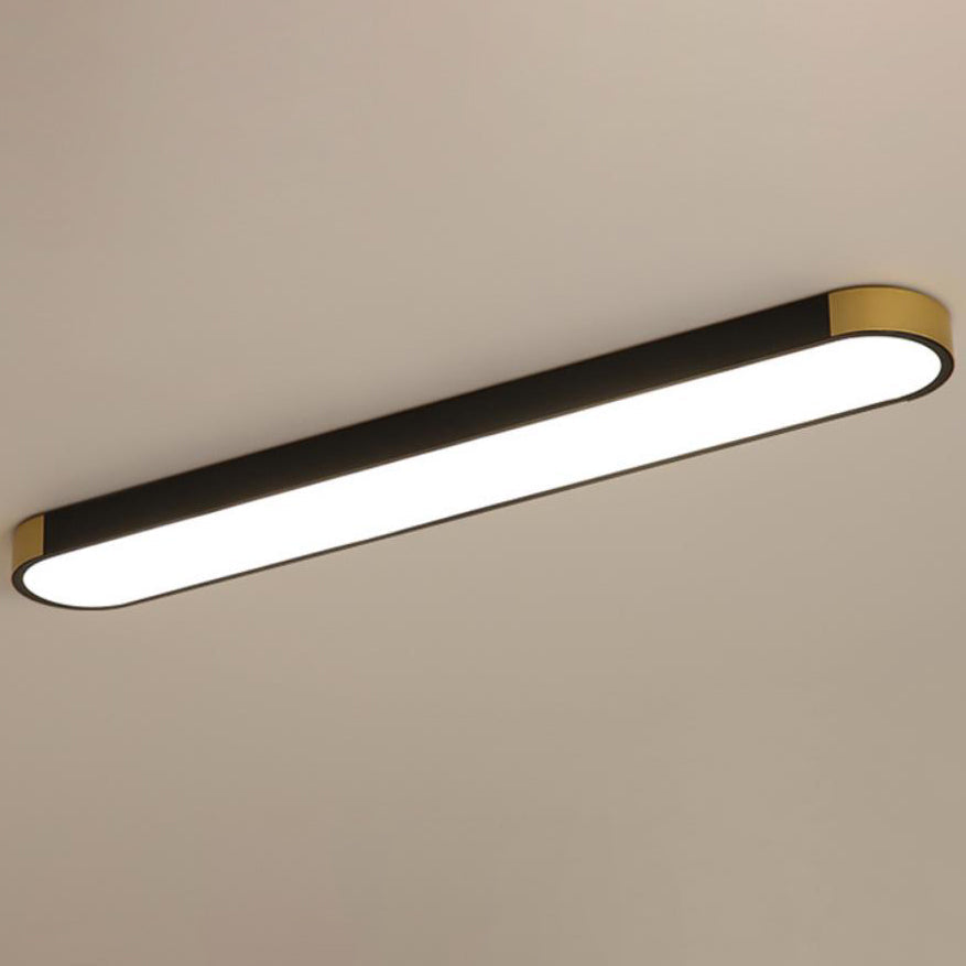 Flush Mount LED Ceiling Light Iron Acrylic 25.6 in Modern Living Room Bedroom Hallway Lighting 3 Color Temperature Adjustable | Thomler