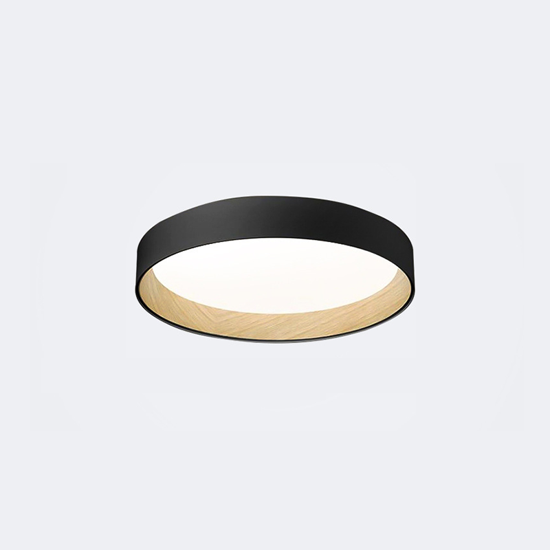 LED Flush Mount Ceiling Light – Round Metal Ring – 16 or 20 Inch – for Bedroom, Office or Studio | Thomler