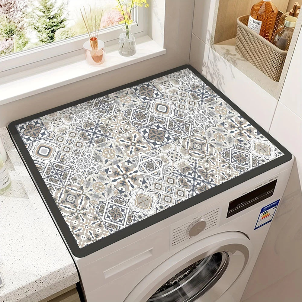 Microfiber Appliance Protection Mat – Non-Slip Countertop Cover for Kitchen & Laundry – Noise-Reducing Pad for Refrigerator Microwave | Thomler