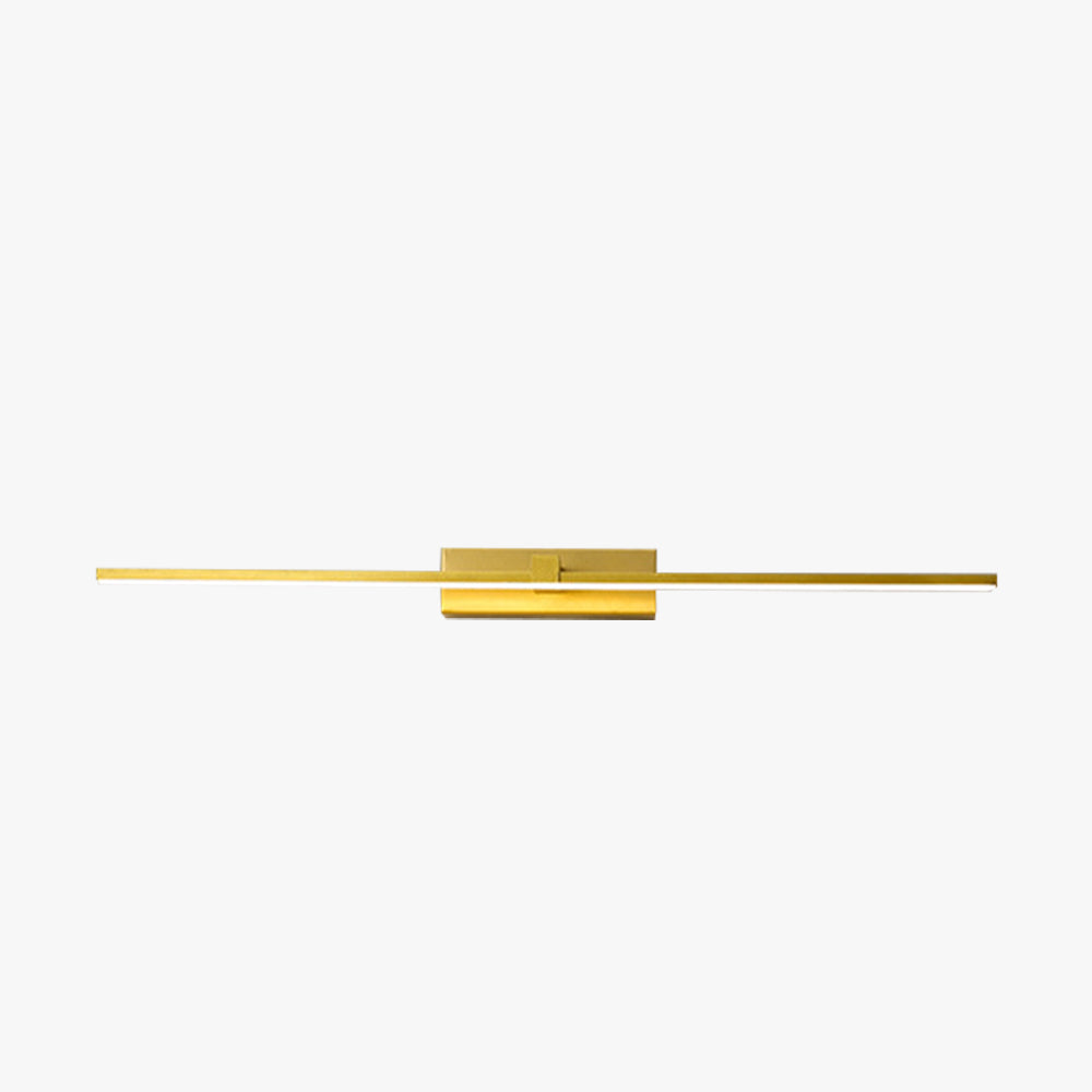 Hexagonal LED Vanity Light for Bathroom Mirror – Modern Linear Wall Mount Fixture in Gold, Black or White | Thomler