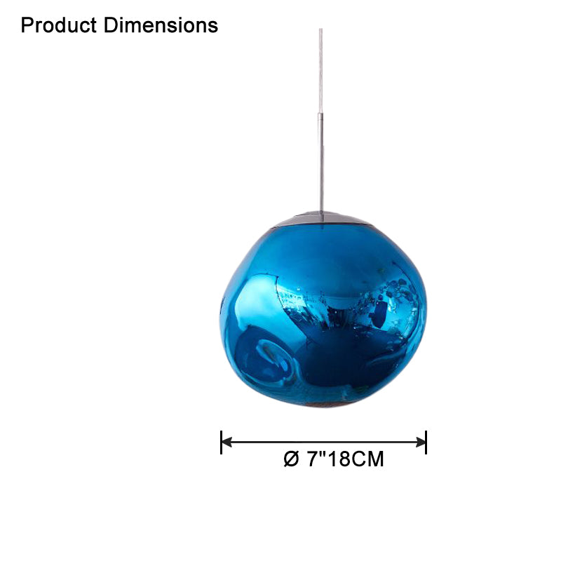 Pendant Light Acrylic Melt Design E27 15.0 cm Warm White Dining Room Kitchen Island Hanging Ceiling Lamp | Thomler