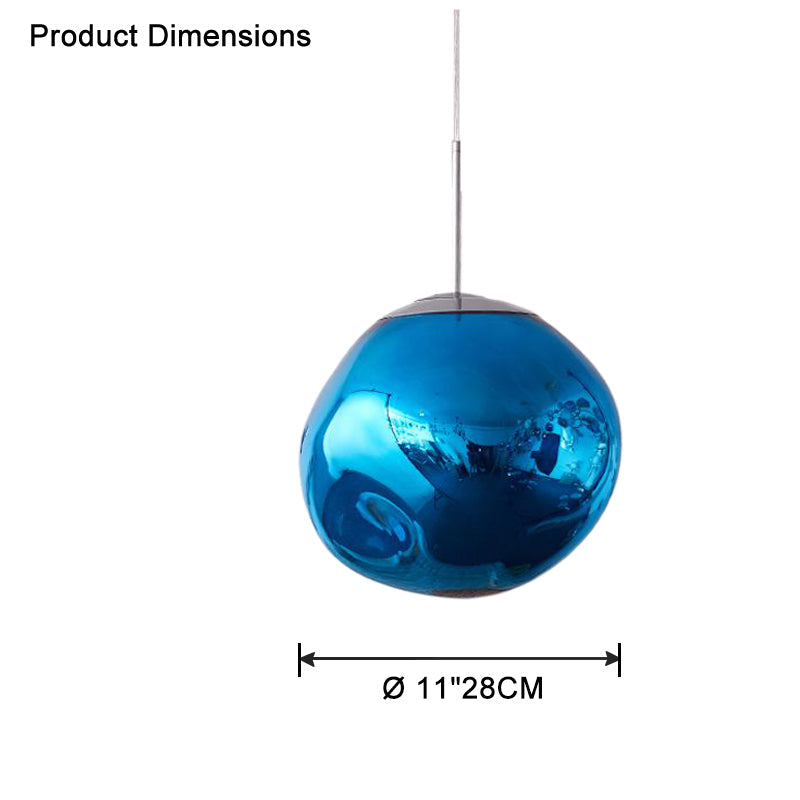 Pendant Light Acrylic Melt Design E27 15.0 cm Warm White Dining Room Kitchen Island Hanging Ceiling Lamp | Thomler