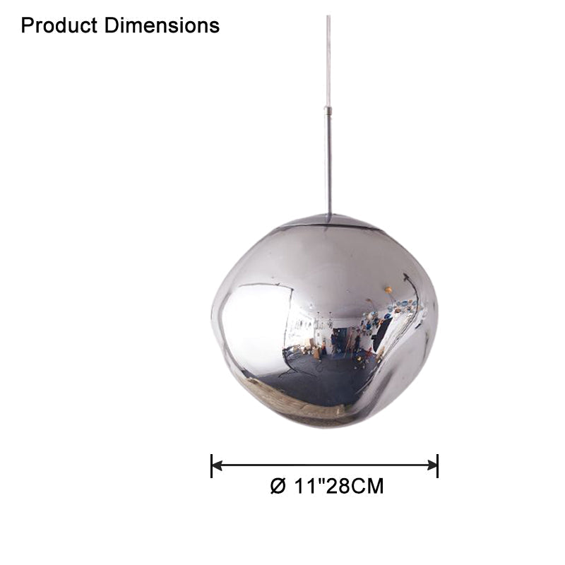 Pendant Light Acrylic Melt Design E27 15.0 cm Warm White Dining Room Kitchen Island Hanging Ceiling Lamp | Thomler