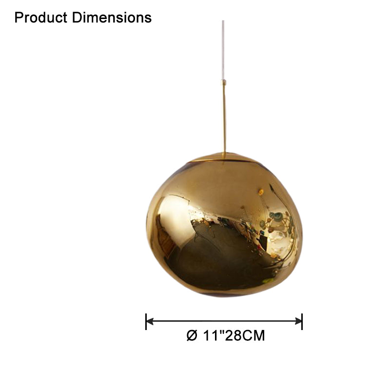 Pendant Light Acrylic Melt Design E27 15.0 cm Warm White Dining Room Kitchen Island Hanging Ceiling Lamp | Thomler