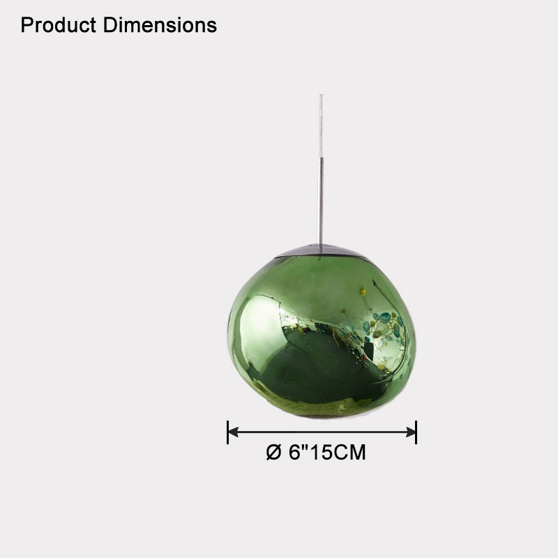 Pendant Light Acrylic Melt Design E27 15.0 cm Warm White Dining Room Kitchen Island Hanging Ceiling Lamp | Thomler
