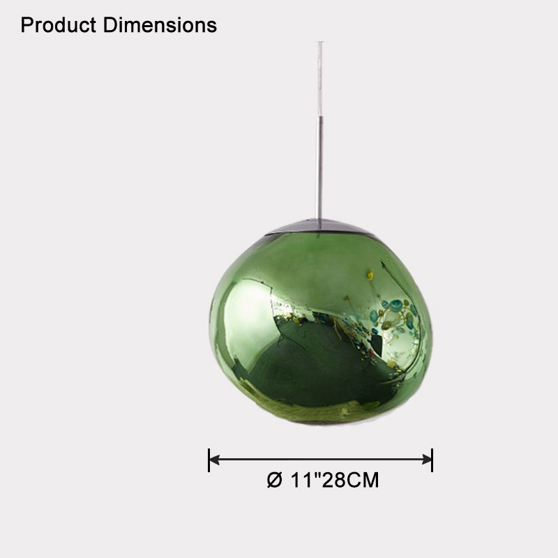 Pendant Light Acrylic Melt Design E27 15.0 cm Warm White Dining Room Kitchen Island Hanging Ceiling Lamp | Thomler