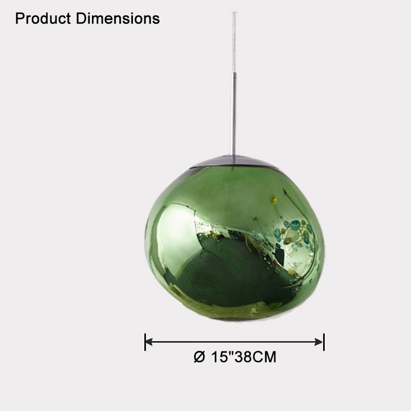 Pendant Light Acrylic Melt Design E27 15.0 cm Warm White Dining Room Kitchen Island Hanging Ceiling Lamp | Thomler