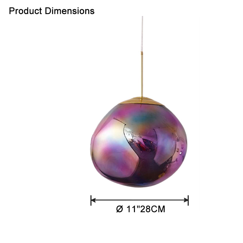Pendant Light Acrylic Melt Design E27 15.0 cm Warm White Dining Room Kitchen Island Hanging Ceiling Lamp | Thomler