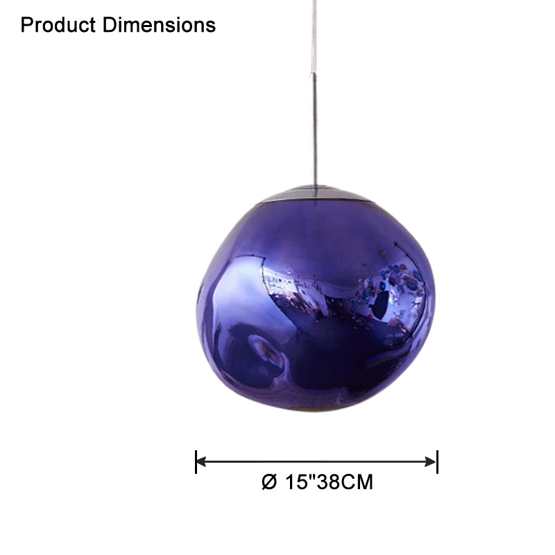 Pendant Light Acrylic Melt Design E27 15.0 cm Warm White Dining Room Kitchen Island Hanging Ceiling Lamp | Thomler