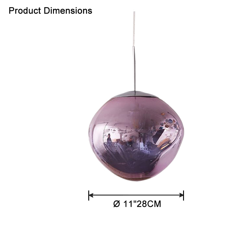 Pendant Light Acrylic Melt Design E27 15.0 cm Warm White Dining Room Kitchen Island Hanging Ceiling Lamp | Thomler