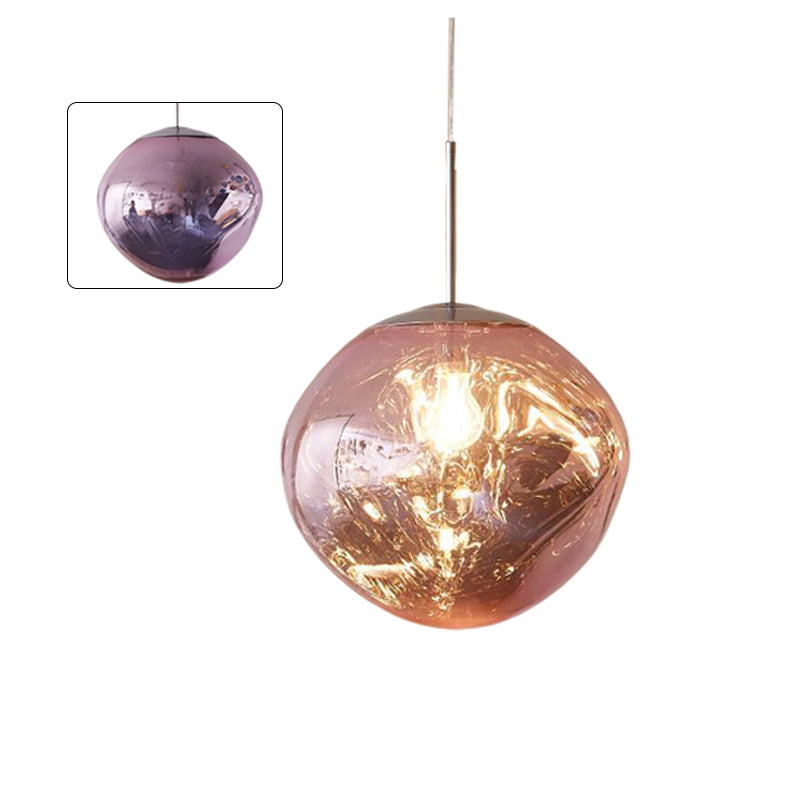 Pendant Light Acrylic Melt Design E27 15.0 cm Warm White Dining Room Kitchen Island Hanging Ceiling Lamp | Thomler