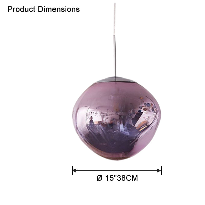 Pendant Light Acrylic Melt Design E27 15.0 cm Warm White Dining Room Kitchen Island Hanging Ceiling Lamp | Thomler